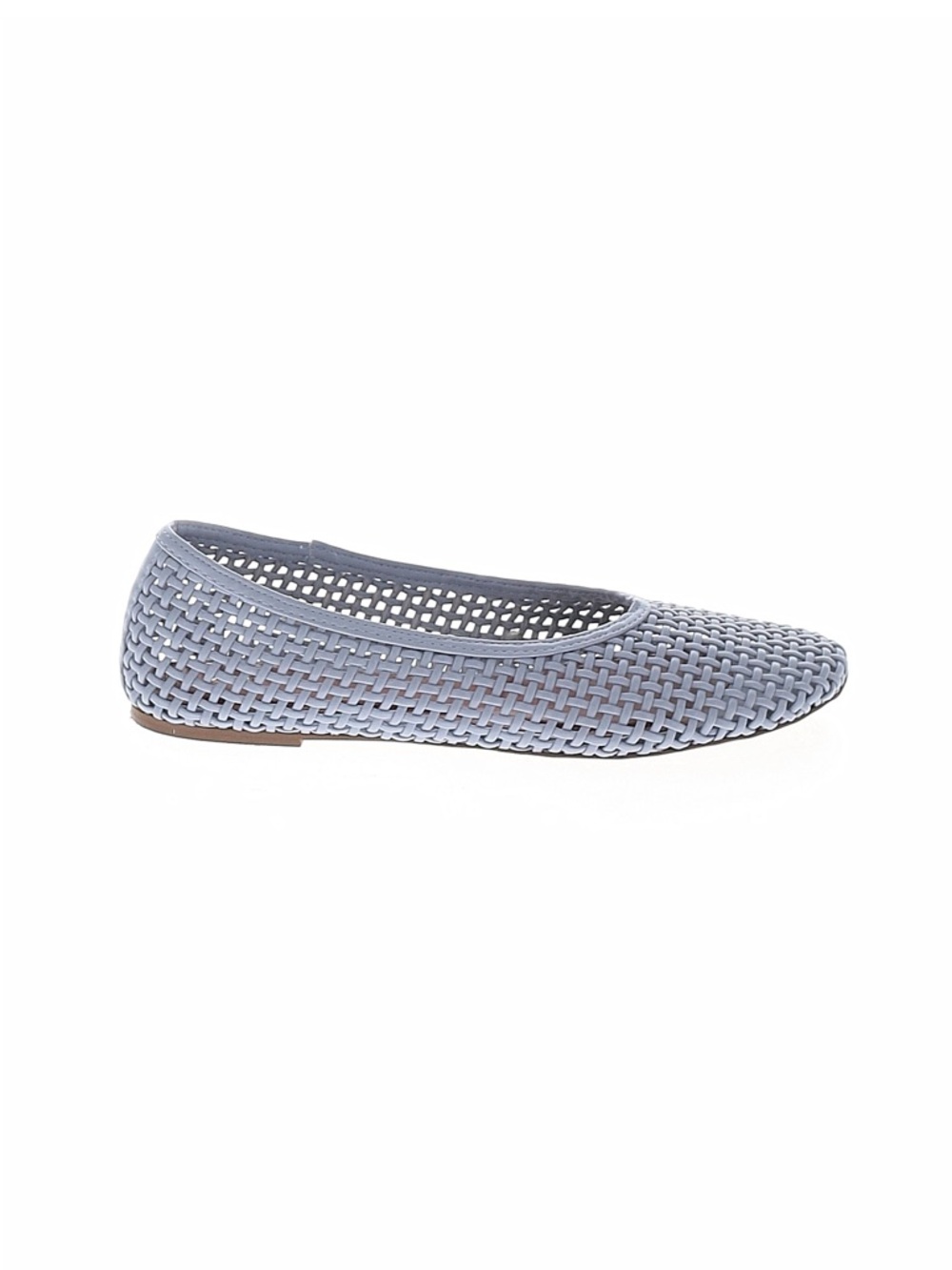 Zara Woven Ballet Flats in Light Blue - Picture 2 of 2